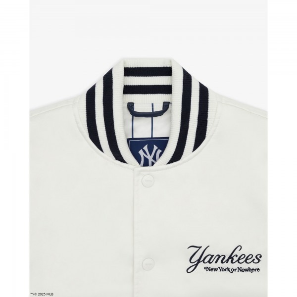 New York Yankees New York or Nowhere x New Era White Full-Snap Jacket