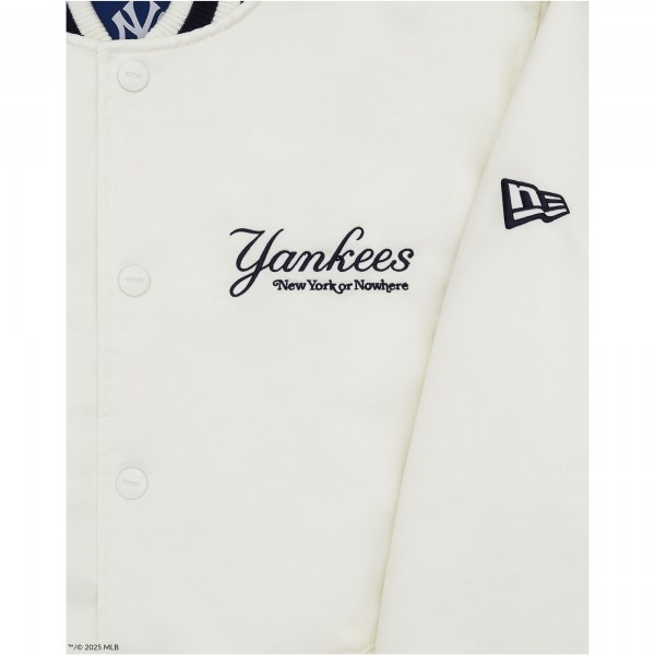 New York Yankees New York or Nowhere x New Era White Full-Snap Jacket