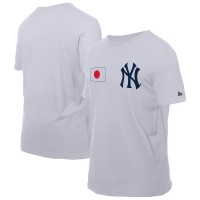 New York Yankees New Era White Japanese Flag T-Shirt