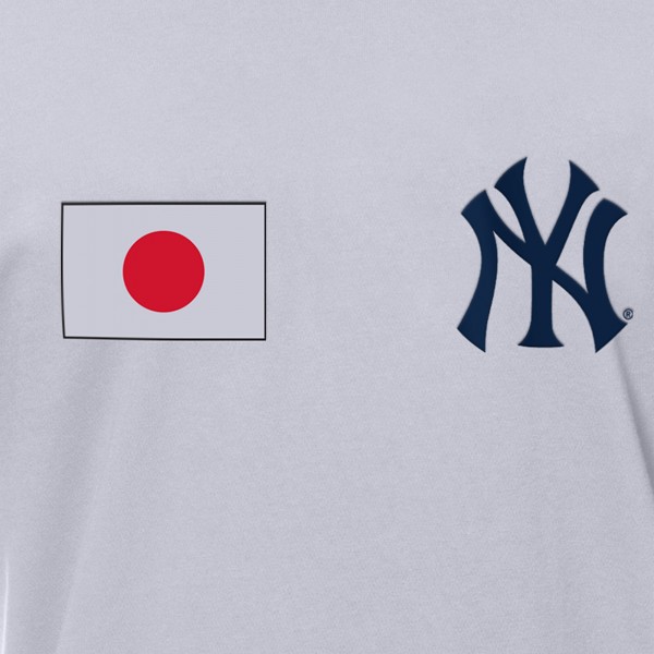 New York Yankees New Era White Japanese Flag T-Shirt