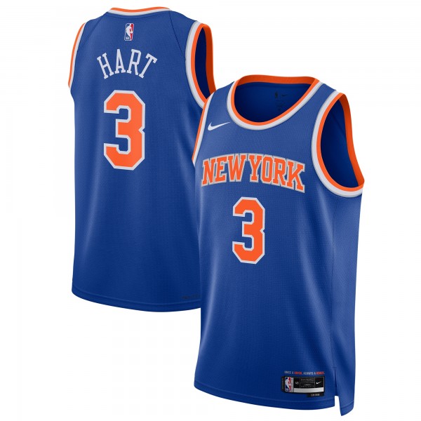 Джерси Unisex New York Knicks Josh Hart Nike Blue Swingman Player - Icon Edition