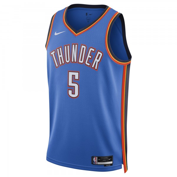 Игровая джерси Unisex Oklahoma City Thunder Luguentz Dort Nike Blue Swingman Player - Icon Edition