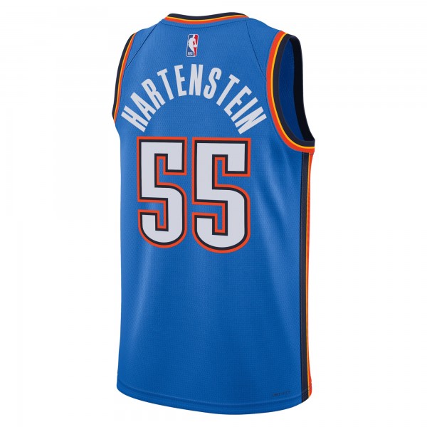 Игровая джерси Unisex Oklahoma City Thunder Isaiah Hartenstein Nike Blue Swingman Player - Icon Edition