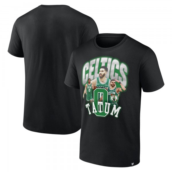 Boston Celtics Jayson Tatum Fanatics Black Notorious 4.0 T-Shirt