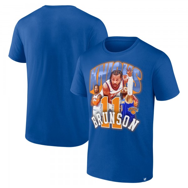 New York Knicks Jalen Brunson Fanatics Blue Notorious 4.0 T-Shirt