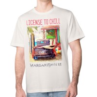 Los Angeles Dodgers Margaritaville Cream License to Chill T-Shirt