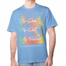 Los Angeles Dodgers Margaritaville Blue No Shirt, No Shoes, No Problem T-Shirt
