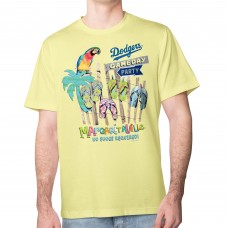 Los Angeles Dodgers Margaritaville Yellow Gameday Party T-Shirt