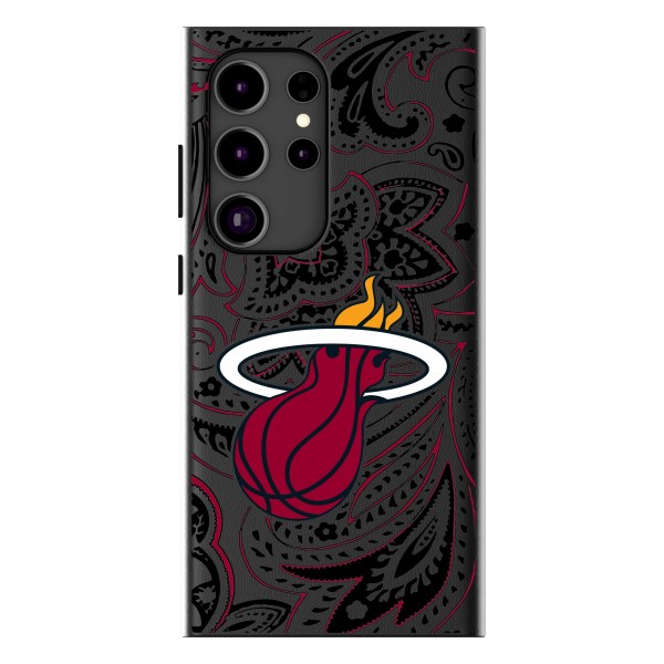 Miami Heat Keyscaper Paisley Galaxy Magnetic Bump Case