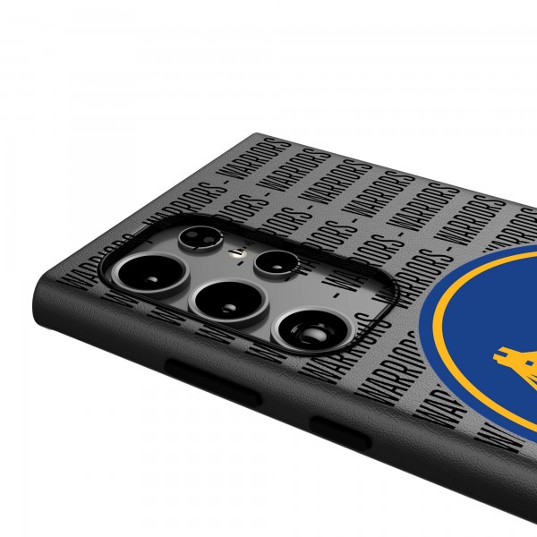 Golden State Warriors Keyscaper Text Backdrop Galaxy Magnetic Bump Case