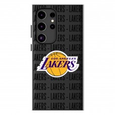 Los Angeles Lakers Keyscaper Text Backdrop Galaxy Magnetic Bump Case