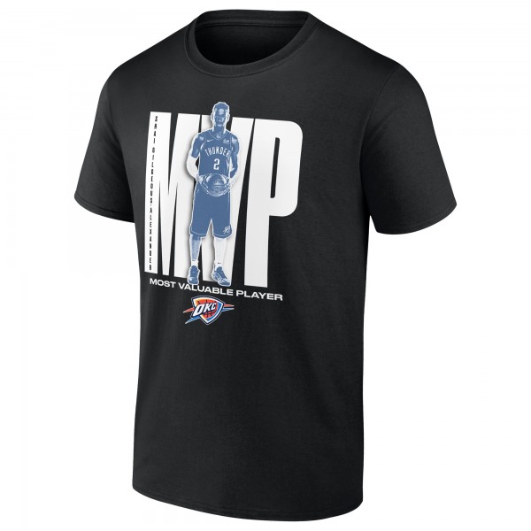 Футболка Oklahoma City Thunder Shai Gilgeous-Alexander Black 2025 NBA MVP