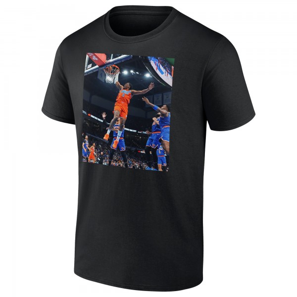 Футболка Oklahoma City Thunder Jalen Williams Black Game Frames
