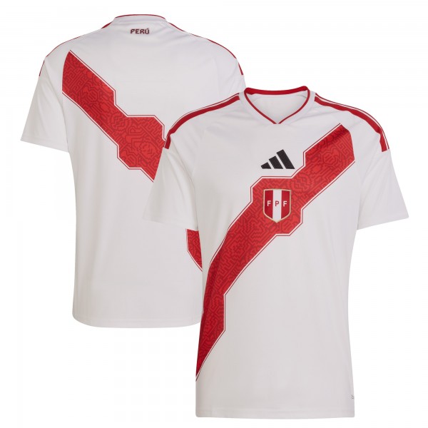 Peru National Team adidas 2026 Home Replica Jersey - White