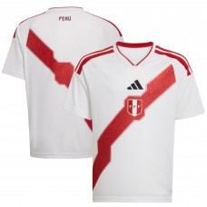 Подростковая Peru National Team adidas 2026 Home Replica Jersey - White