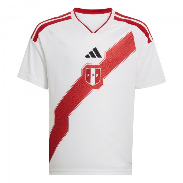 Подростковая Peru National Team adidas 2026 Home Replica Jersey - White