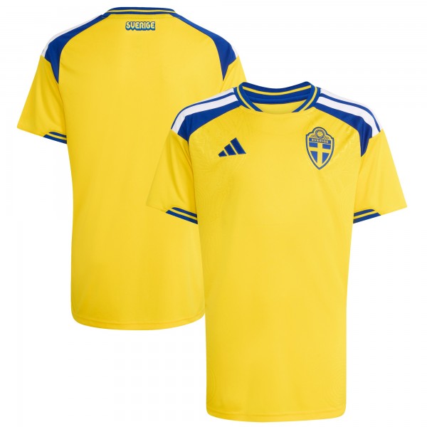Подростковая Sweden National Team adidas FIFA x World Cup 2026 Home Replica Jersey - Yellow