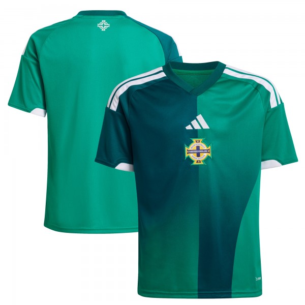 Подростковая Northern Ireland National Team adidas 2026 Home Replica Jersey - Green