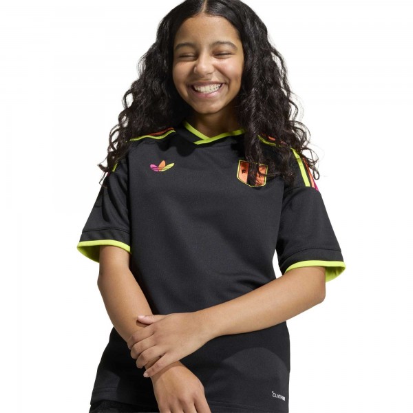 Подростковая Peru National Team adidas 2026 Away Replica Jersey - Black