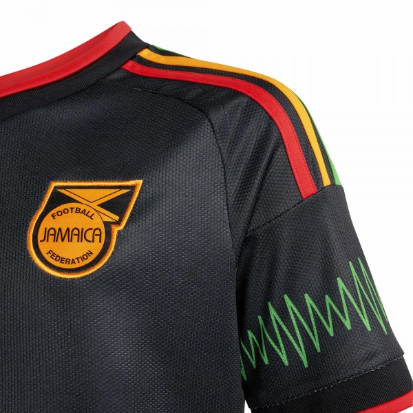 Подростковая Jamaica National Team adidas 2026 Replica Jersey - Black