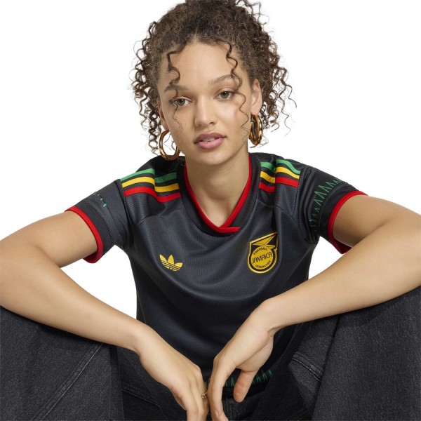 Jamaica National Team adidas Wo2026 Away Replica Jersey - Black