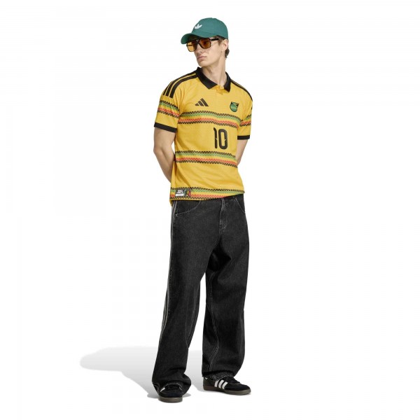 Bob Marley Jamaica National Team adidas 2026 Home Replica Jersey - Yellow