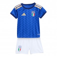 Italy National Team adidas Infant FIFA x World Cup Home 2026 Replica Mini Kit - Blue