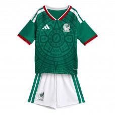 Mexico National Team adidas Toddler FIFA x World Cup Home 2026 Replica Mini Kit - Green