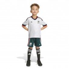 Mexico National Team adidas Toddler 2026 Away Replica Kit Set - White