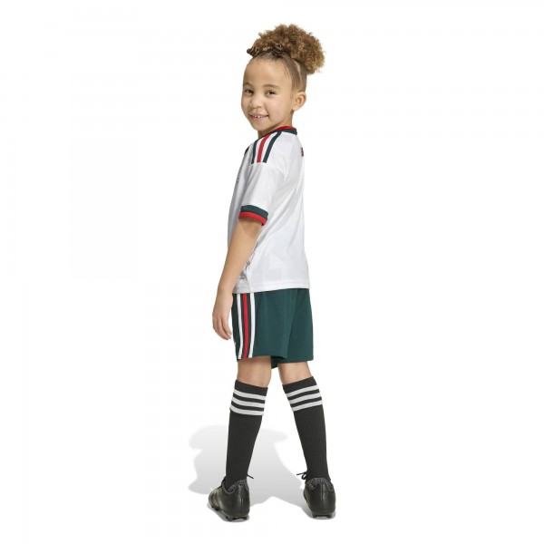 Mexico National Team adidas Toddler 2026 Away Replica Kit Set - White