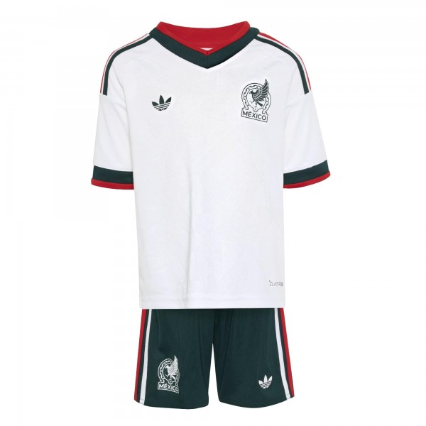 Mexico National Team adidas Toddler 2026 Away Replica Kit Set - White
