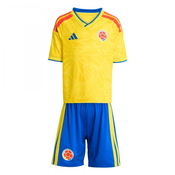 Colombia National Team adidas Toddler FIFA x World Cup Home 2026 Replica Mini Kit - Yellow