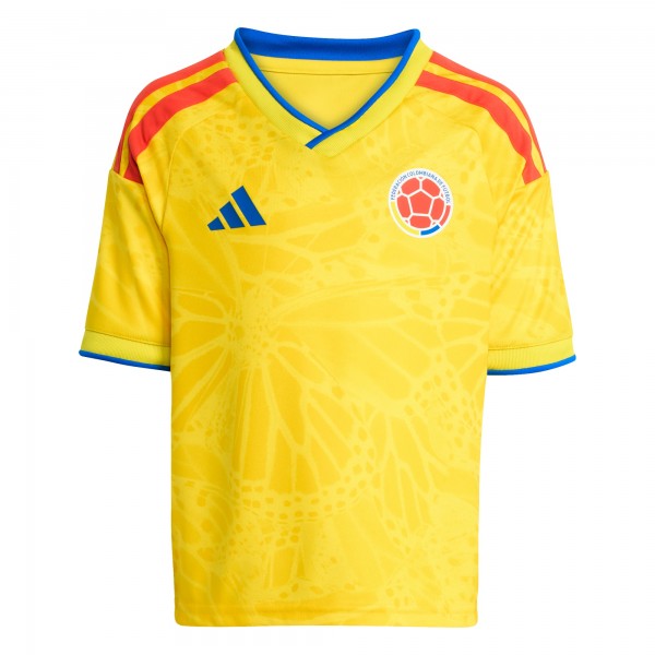 Colombia National Team adidas Toddler FIFA x World Cup Home 2026 Replica Mini Kit - Yellow