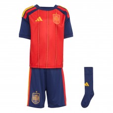 Spain National Team adidas Toddler FIFA x World Cup Home 2026 Replica Mini Kit - Red