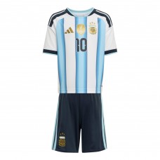 Lionel Messi Argentina National Team adidas Toddler FIFA x World Cup 2026 Home Replica Kit - White