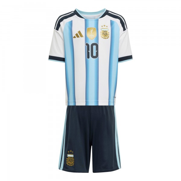 Lionel Messi Argentina National Team adidas Toddler FIFA x World Cup 2026 Home Replica Kit - White
