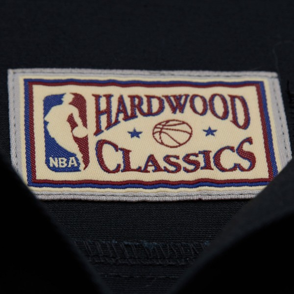 Рубашка с коротким рукавом Los Angeles Lakers Mitchell & Ness Black Hardwood Classics Camp