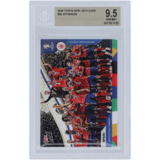 Карточка Spain National Team 2024 Topps Now UEFA Euro 24 Winners 14.07.24 #59 BGS Authenticated 9.5
