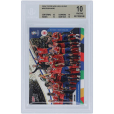 Карточка Spain National Team 2024 Topps Now UEFA Euro 24 Winners 14.07.24 #59 BGS Authenticated 10 - 9.5,10,10,10 Subgrades