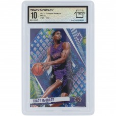 Tracy McGrady Toronto Raptors 2023-24 Panini Phoenix Starry Prizm #92 #3/3 Arena Club Authenticated 10 Card