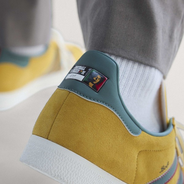 Jamaica National Team adidas x Bob Marley Originals Gazelle Shoes - Yellow