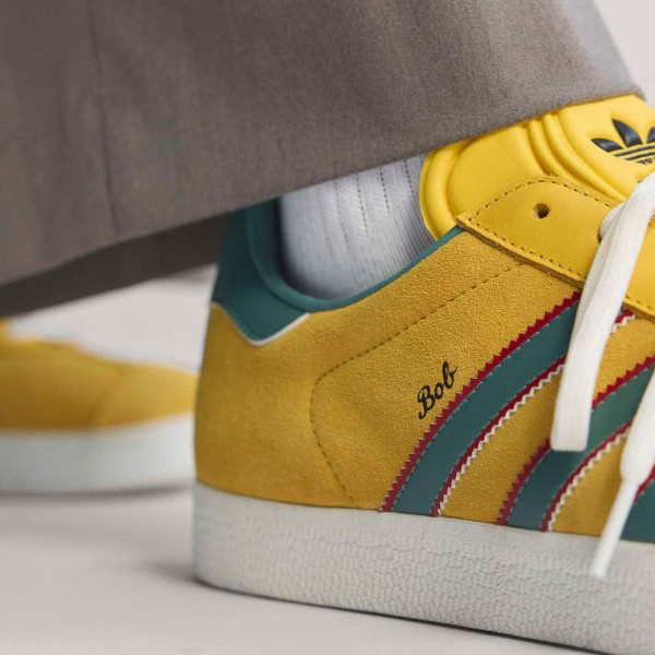 Jamaica National Team adidas x Bob Marley Originals Gazelle Shoes - Yellow