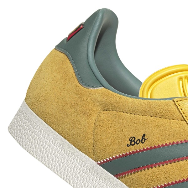 Jamaica National Team adidas x Bob Marley Originals Gazelle Shoes - Yellow