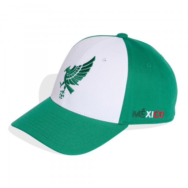 Бейсболка Mexico National Team adidas Unisex Eagle Baseball - White/Green