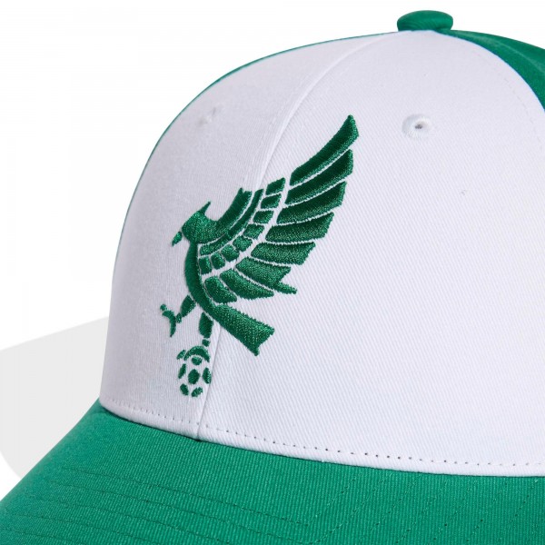 Бейсболка Mexico National Team adidas Unisex Eagle Baseball - White/Green