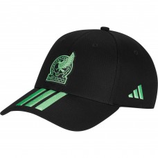Бейсболка Mexico National Team adidas Unisex FIFA x World Cup 2026 3 Stripes Baseball - Black