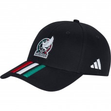Бейсболка Mexico National Team adidas Unisex FIFA x World Cup 2026 3 Stripes Baseball - Black