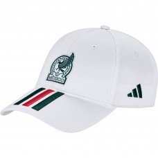 Бейсболка Mexico National Team adidas Unisex FIFA x World Cup 2026 3 Stripes Baseball - White