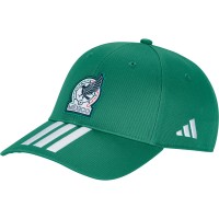 Бейсболка Mexico National Team adidas Unisex FIFA x World Cup 2026 3 Stripes Baseball - Green