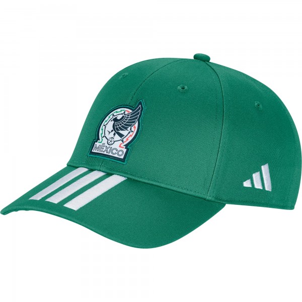 Бейсболка Mexico National Team adidas Unisex FIFA x World Cup 2026 3 Stripes Baseball - Green